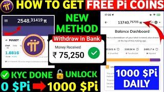 How to Get Pi Coins FREE | How to Increase Pi Coin Fast | Pi Coin Kaise Milega|Pi Network Withdrawal