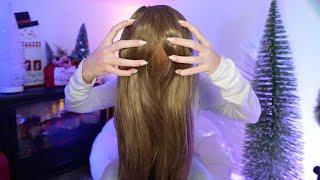 ASMR / Hair Play, Scalp Massage, & Hair Brushing For Sleep 