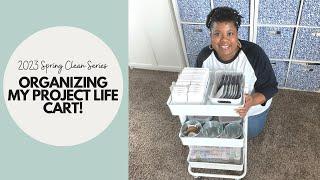 2023 Spring Clean Series! Organizing My Project Life Cart (And My Stories by the Month Kits)