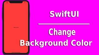 SwiftUI Background Color Tutorial