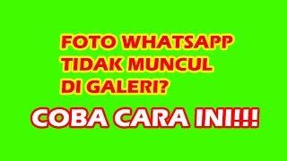 √ CARA MENGATASI FOTO WHATSAPP TIDAK MUNCUL DI GALERI