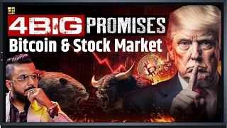 Donald Trump’s 4 Big Promises | Impact on Bitcoin & Stock Markets | Crypto Bull Run