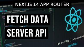 NextJS 14 - How to FETCH DATA, SERVER API Routes