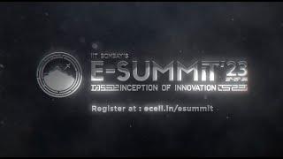 E-Summit'23 Dates and Theme Announcement | E-Cell IIT Bombay