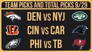 FREE NFL Picks Today 9/29/24 NFL Week 4 Picks and Predictions