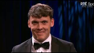 RTE SPORT - DAVID CLIFFORD PRESENTED WITH HIS FOOTBALLER OF THE YEAR AWARD - GAA IRELAND