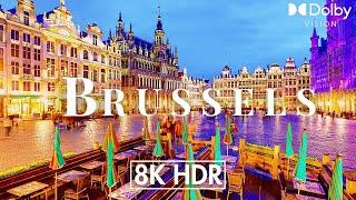 Brussels, Belgium in 8K ULTRA HD HDR 60 FPS Video by Drone