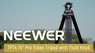 Introducing the NEEWER TP74 74" Pro Video Tripod with Fluid Head