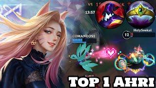 Wild Rift Ahri - Top 1 Ahri Gameplay Rank Grandmaster