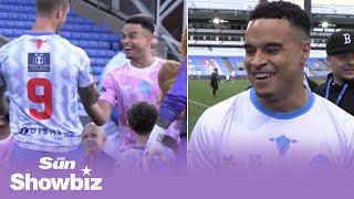 Love Island's Toby Aromolaran talks to The Sun Showbiz at Goals 4 Gosh charity football match