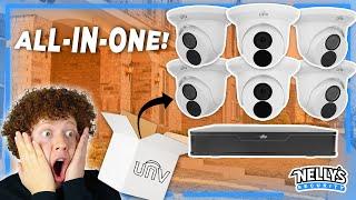 Entire Video Surveillance System in One Kit!! 6 UNV Cameras & 4K NVR Included (EK-X1P8T46T2)