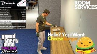 Room Services GTA Online Diamond Casino & Resort Gameplay Limousine Service