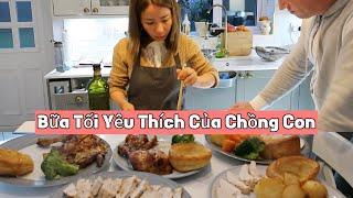 Vợ Việt Chồng Anh  Làm Bữa Tối Kiểu Anh Mấy Cha Con Yêu Thích | Người Việt Ở Anh