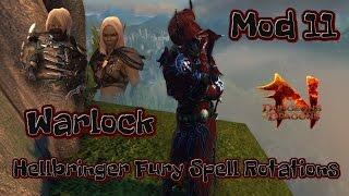 Neverwinter - Warlock - Hellbringer Fury Spell Rotations - Mod 11