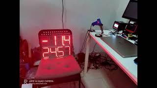 DIY Contactless Temperature Display Board