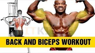 Complete Back and Biceps Workout For Mass | Fitkill