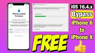 Free Bypass iPhone Locked to Owner iOS 16 | iPhone x FREE iCloud Bypass iOS 16.4.x |