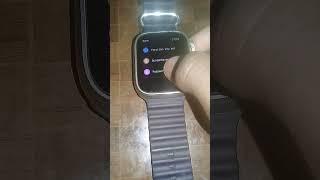 How to set password in T800 ultra smart watch #trending