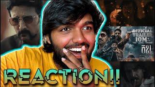 KABZAA Official  Trailer | REACTION!! | Upendra |Sudeepa | Shivarajkumar |Shriya |Ravi Basrur