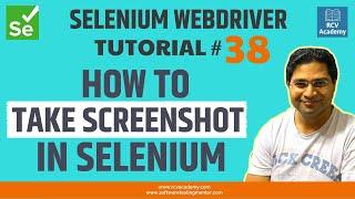 Selenium WebDriver Tutorial #38 - How to Take Screenshot in Selenium