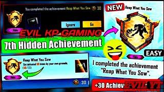 Easyway To Complete (Reap What You Sow) Hide Achievement | Trick To Complete Hidden Achievement BGMI