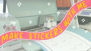 Vlog #6   Make 100 Stickers with Me!