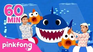 Baby Shark 1 Jam | Lagu Baby Shark original | Pinkfong Baby Shark