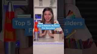 Top 5 Website Builders For Nocoders