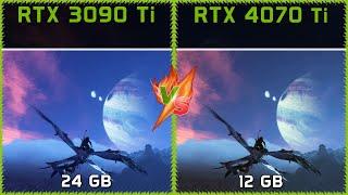 RTX 3090 Ti vs RTX 4070 Ti - FHD, QHD, UHD 4K