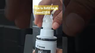 How to Refill Ink in Canon Pixma G 2010 || #canon #pixma #printer #allinone