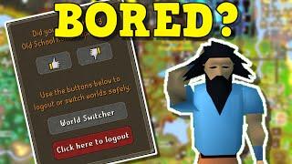 What To Do If You're Bored In Old School Runescape?