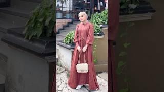 REKOMENDASI DRESS GAMIS SIMPLE ELEGAN#gamisterbaru#dressmuslim#dresspesta#shorts#racunshopee