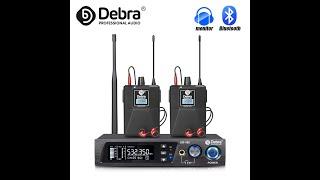 D Debra Audio PRO ER-102 UHF Dual Channel Wireless in Ear Monitor System