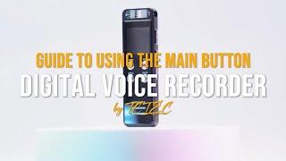 Quick Tip - How To Navigate On the Device | TCTEC 96GB Digital Voice Recorder