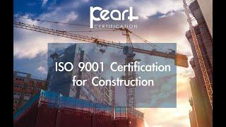 ISO 9001 Certification for Construction