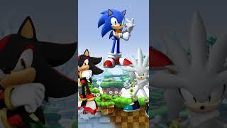 Sonic vs Shadow vs Silver.Who the strongest?#shorts #1v1v1