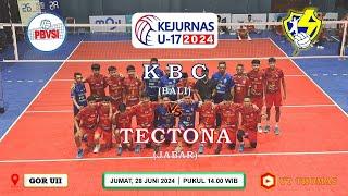 Babak 8 Besar Putra Antara KBC (BALI) VS TECTONA (JABAR) || KEJURNAS U17 2024 YOGYAKARTA