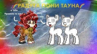 [] Pony town/сходила на радугу! Что из этого вышло?