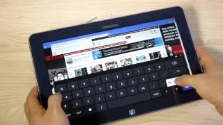 Windows 8: On-screen Keyboard (Tablet)