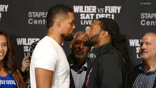 Joe Joyce vs. Joe Hanks FACE OFF | Wilder vs. Fury Undercard