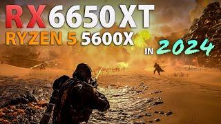 RX 6650 XT + Ryzen 5 5600X in 2024 | Test in 22 Games