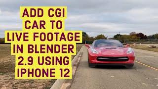 add cgi characters to live footage blender 2.9