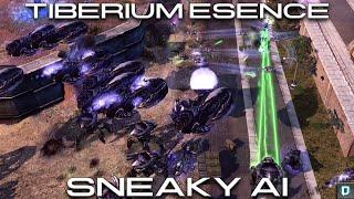 Sneaky Ai | Tiberium Essence Mod, C&C 3: Tiberium wars Modded gameplay, 2v2 vs brutal Ai, 2022