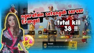 NGERATAIN SETENGAH SERVER ERANGEL !! AUTO CHICKEN ! TOTAL KILLS 38!