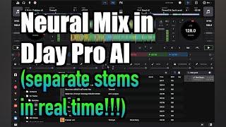 Algoriddim DJay Pro AI Tutorial: Neural Mix - TimmyG