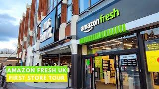 I WALKED OUT WITHOUT PAYING | Amazon Fresh UK Tour | JUST KASH