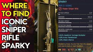 Cyberpunk 2077 - Where To Get The ICONIC Sniper Rifle SPARKY