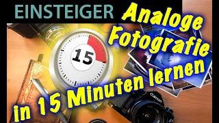   Analoge Fotografie in 15 Minuten lernen! Die ultimative Einsteiger und Anfänger Folge