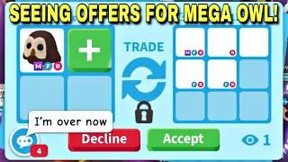 11 BEAST OFFERS FOR MY MEGA OWL!! (LATEST OFFERS JULY 2024) ADOPT ME TRADING #viral #youtube