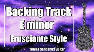 John Frusciante Style Backing Track in E minor - Em - Slow Rock Ballad RHCP Guitar Jam | TS 158
